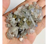 Natural Green Stone Chips No Hole Beads 6-9MM Prehnitese Crystal Gem Irregular Stone For Fish Tank Bonsai Unakit,6 Labradorite,100G