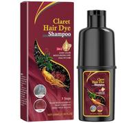 Natural Hair Dye Shampoo - Multifunctional Plant Cream, Gray Coverage Color with Charm, Long-Lasting Formula with Style, Gentle Hair Care Accent, Beauty Supplies for Women, Men, Salon, Home