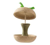 Natural Hamster Chew Toys for Small Pets, Fruit Shaped Bunny Treats for