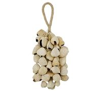 Natural Hand Shaker - Wooden Meditation Rattle for Stress Relief, Relaxation with Soothing Sound, Handheld Percussion for Outdoor Indoor Use, Men Women Home Studio Garden Porch Balcony