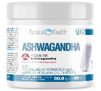 Natural Health Ashwagandha KSM-66 60 Cápsulas
