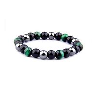 Natural Hematite Bead Bracelets Men Magnetic Health Protection Women Opal Jewelry-3_6mm