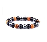 Natural Hematite Bead Bracelets Men Magnetic Health Protection Women Opal Jewelry-5_6mm