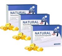 Natural Herbal Strength Hemorrhoid Capsules, Natural Hemorrhoid Relief Capsules,HemorrhoidTreatment Rapid,Helps Relieve Itching (3)
