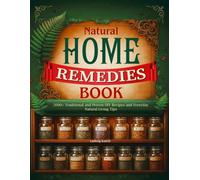 Natural Home Remedies Book: 2000+ Traditional and Proven DIY Recipes and Everyday Natural Living Tips