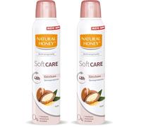 NATURAL HONEY Desodorante en Spray - Soft Care (200 ml) (Paquete de 2)