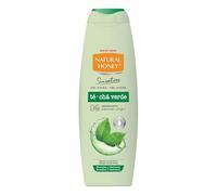 Natural Honey, Gel de Ducha con Té Verde Antioxidante y Hydradermal Complex, Refrescante y Protector, Piel Vitalizada, 650 ml
