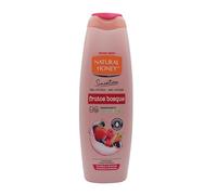 Natural Honey, Gel de Ducha de Frutos Rojos Antioxidante y Energizante, con Hydradermal Complex para una Piel Tonificada y Suave, Ingredientes de Origen Natural, Línea Sensations, 650 ml