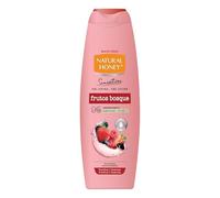 Natural Honey, Gel de Ducha de Frutos Rojos Antioxidante y Energizante, con Hydradermal Complex para una Piel Tonificada y Suave, Ingredientes de Origen Natural, Línea Sensations, 650 ml