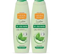 Natural Honey, Gel de Ducha de Té Verde con Propiedades Antioxidantes y Energizantes, con Hydradermal Complex para una Piel Hidratada y Revitalizada, Refrescante y Protector, Línea Sensations, 650 ml
