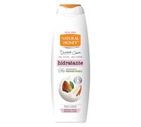 Natural Honey - Gel de Ducha Hidratante con Extracto de Almendras 650 ml | Hidratación Intensa y Duradera para una Piel Suave, Fresca y Protegida, Línea Derma Care