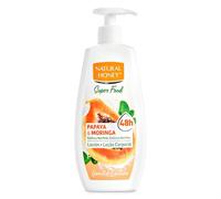 NATURAL HONEY loción corporal papaya y moringa dosificador 400 ml