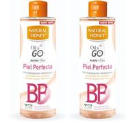 Natural Honey, Oil & Go Piel Perfecta, Aceite de Ducha sin Aclarado para una Piel Suave como Bebé, 24H de Hidratación con Aceite de Lino y de Almendras, Absorción Rápida con Acabado No Graso, 250 ml