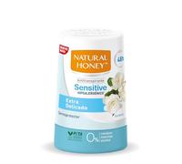 Natural Honey, Sensitive Antitranspirante Roll On Hipoalergénico y Dermoprotector, Sin Alcohol, 48H de Protección Suave Contra los Malos Olores, Fórmula Anti Manchas, Fragancia de Gardenia, 50 ml