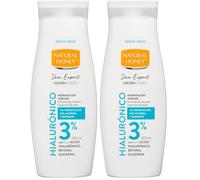 Natural Honey, Skin Expert Loción Corporal con Ácido Hialurónico para Pieles Secas, Piel Nutrida y Radiante con 3% de Sérum Activo, 72H de Hidratación Profunda, Textura Ligera, Rápida Absorción