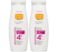 Natural Honey, Skin Expert Loción Corporal con Resveratrol para Pieles Maduras, Efecto Elastizante con 4% de Sérum Activo, 72H de Hidratación Profunda, Textura Ligera, Rápida Absorción (Paquete de 2)
