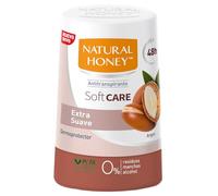 Natural Honey, Soft Care Antitranspirante con Argan, Desodorante Roll On Sin Alcohol, 48H de Protección Suave Contra los Malos Olores, Fórmula Anti Manchas, Fragancia con Extractos Naturales, 50 ml