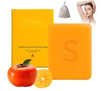 Natural Ingredients Persimmon Soaps, Organic Moisturizing Eliminating Odor Wash Soap, Handmade Deodorizing Soaps For All Skin Types