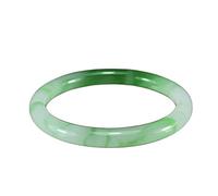 Natural Jade Bangle Women Gifts Men Jewelry Jadeite Bangles Jades Stone Bracelets Accesorios Joyería (Color de la Gema: 59 mm)