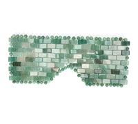 Natural Jade Eyeshade Máscara De Ojos Masajeador Parche De Ojos Máscara De Sombra De Ojos Relax,001
