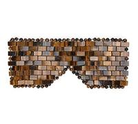Natural Jade Eyeshade Máscara De Ojos Masajeador Parche De Ojos Máscara De Sombra De Ojos Relax,002