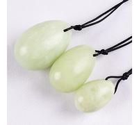 Natural Jade Huevo Kegel Femenino Suelo Pélvico Músculo Ejercicio Apriete Bola Masaje Posparto Reparación Youni Stick Verde,Conjunto De Tres Piezas
