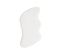 Natural Jade Scraper Estiramiento Facial Piel Eliminación De Arrugas Meridianos Masaje Relax Belleza Cuello Cuidado De La Salud Herramienta Negro,Blanco