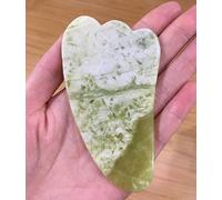 Natural Jade Stone Gouache Scraper Gua Sha Massage Tool For Body Meridian Face Skin Detox Beauty Care,gran Triangulo