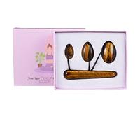 Natural Jade Yoni Egg Set Stone Ben Wa Ball Kegel Balls Aprieta Masajeador Regalo, Tipo 5
