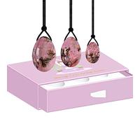 Natural Jade Yoni Egg Set Women Pelvic Floor Muscle Kegel Exercise Yoni Eggs -Amethyst_Eggs