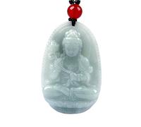 Natural Jadeite Patron Saint Mahasthamaprapta Bodhisattva Horses Collar Protective Posting Enviar un Certificado