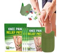 Natural Knee Patch - Knee Patches, Wormwood Relief Patch Plaster Warming Moxibustion, Chinese Natural Heating Method, Use Easily and Widely, 4.92x0.87x6.5 Inches