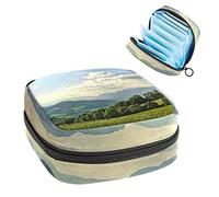 Natural Landscape - Bolsa de almacenamiento portátil para tampones para servilletas sanitarias, Varios colores, 4.7x6.6x6.6 in/12x17x17 cm, Viajes