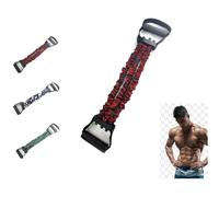 Natural Latex 3-Hole Resistance Stretcher, Chest Expander Stretch Bands for Men 3 Hole Resistance Stretcher for Strength Training, Flexibility & Restore Strength (Red 75LBS)