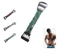 Natural Latex 3-Hole Resistance Stretcher, Chest Expander Stretch Bands for Men 3 Hole Resistance Stretcher for Strength Training, Flexibility & Restore Strength (Green 105LBS)