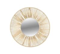 NATURAL LIVING Espejo Estrella Cuerda DE Papel DIÁMETRO 50 CM