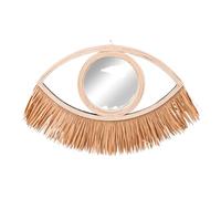 NATURAL LIVING Espejo Ilana RATÁN Natural Y Flecos DE Rafia 41X31CM