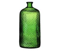 NATURAL LIVING Serena 7L Jarron Esmeralda EN Vidrio Reciclado D18,5CM X H42CM
