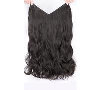 Natural Looking & Comfortable | Long Lasting Quali Peluca de una sola pieza, rizos en forma de U de onda grande, peluca de volumen de cabello esponjoso, cabello largo for niñas, pieza de extensión de