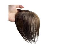 Natural Looking Hair Bangs Clip-In Fringe for Wome Flequillo de cabello humano Natural for mujer, flequillo lateral, parte media 3D, extensiones con Clip, postizos invisibles Ideal for Cosplay and Dai