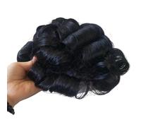 Natural Looking Hairpiece for Men, Peluca de encaje suizo de densidad 110% for hombres, peluquín de cabello humano for hombres, prótesis capilar masculina duradera, sistema de reemplazo de clips de ca