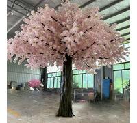Natural-Looking Pink Cherry Blossom Tree, Artificial Flower for Wedding, Photo Booth & Party(4 * 4M)