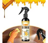 Natural Micro-Molecularized Beeswax Spray, Muebles Polish Beeswax Spray, Wood Cleaner and Polish for Wood Doors, Floor, Mesa, Chair, Gabinete Home Furniture to Shine and Protect (1-count, 4 floz)