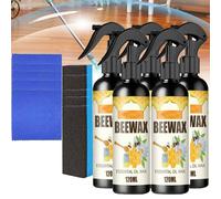 Natural Micro-Molecularized Beeswax Spray, Natural Beeswax Furniture Polish, Bees Wax Furniture Polish And Cleaner, Beeswax Furniture Polish, Original Beeswax Furniture Polish. (5 PCS)