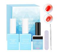 Natural Nail Polish Remover | Nail Strengthener | Spill-proof Gel Remover | Home Salon Essentials | Nail Buffer Included Spill-Proof Design For Removing Nail Polish, Gel Or UV Polish And Acrylic Nails