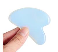 Natural Opal Jade Roller Gouache Gua Sha Juego de herramientas de masaje Roller Massager Guasha Board Jade Massager, guasha