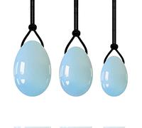Natural Opalite Yoni Eggs Vaginal Massage Ball Set Yoni Massage Wand Women Kegel Exerciser, tipo 2