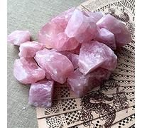 Natural Pink Crystal Powder Crystal Gravas Rock Raw Gem Piedra Minal Fish Tanis Bonsai Decoración Energía Piedra Artesanía-100 gramos_2-4 cm