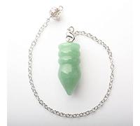 Natural Pink Quartz Lapis Lazuli Amethysts Dowsing Pendulum Pyramid Pendants Amulet Crystal 1PCS-aventurine