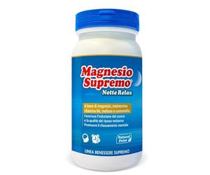 Natural Point - Magnesio Supremo Noche 150 gr - Magnesio Manzanilla y Melissa + Vitamina B6 Anti Estrés, Favorece Descanso Nocturno. Sin Gluten, Sin Lactosa, Sin Alérgenos